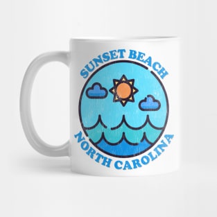 Sunset Beach, NC Summertime Vacationing Ocean Skyline Mug